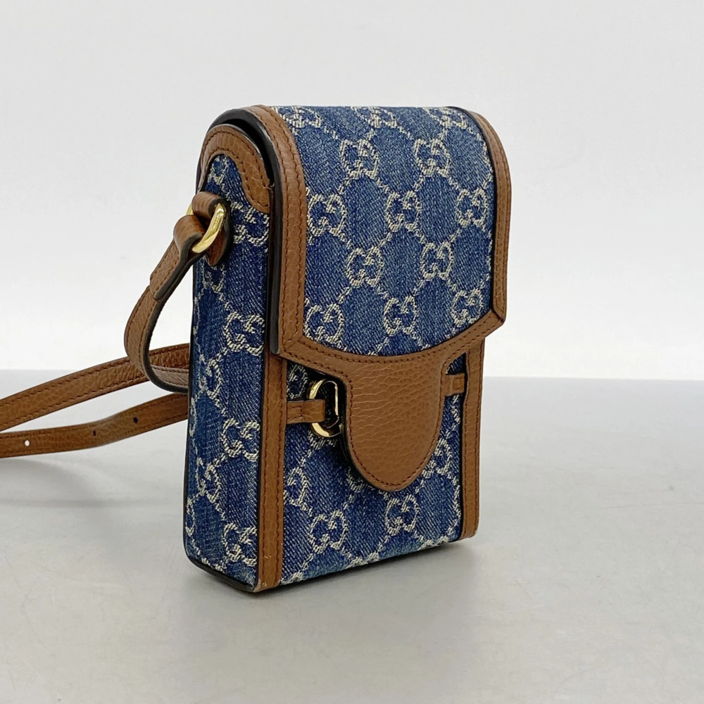 GUCCI Authentic Brown Horsebit Shoulder Bag - Picture 2 of 10